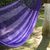 Hammock, 'Lilac Blossom' (double) - Lilac Striped Double Nylon Hammock from Mexico