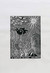 'Rooster Crow' - Signed Handcrafted Rooster Woodcut Print in Black and White