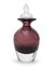 Handblown art glass decorative bottle, 'Surreal Purple' - Handblown Decorative Bottle from Brazil