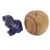 Sodalite sculpture, 'Loyal Logic' - Handcrafted Blue Sodalite Dog Sculpture from Brazil