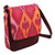 Ikat shoulder bag, 'Ikat Summer Beauty' - Quilted Shoulder Bag with Ikat Patterns and Adjustable Strap