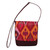 Ikat shoulder bag, 'Ikat Summer Beauty' - Quilted Shoulder Bag with Ikat Patterns and Adjustable Strap