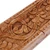 Wood puzzle box, 'Oblong Spring' - Traditional Floral Oblong-Shaped Elm Tree Wood Puzzle Box