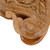 Wood puzzle box, 'Portal to the Paisley Forest' - Hand-Carved Paisley-Shaped Leafy Walnut Wood Puzzle Box
