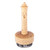 Wood bread stamp, 'Swirly Caress' - Hand-Carved Elm Tree Wood Bread Stamp with Swirly Figure