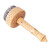 Wood bread stamp, 'Swirly Caress' - Hand-Carved Elm Tree Wood Bread Stamp with Swirly Figure