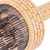 Wood bread stamp, 'Swirly Caress' - Hand-Carved Elm Tree Wood Bread Stamp with Swirly Figure