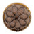 Wood bread stamp, 'Floral Caress' - Hand-Carved Elm Tree Wood Bread Stamp with Floral Figure