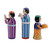Wood figurines, 'Proud Ensemble' (set of 3) - Set of Three Traditional Pine and Birch Wood Figurines