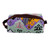 Ikat cotton cosmetic bag, 'Dreamy Designs' - Handmade Cotton Cosmetic Bag with Handle and Ikat Patterns