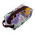 Ikat cotton cosmetic bag, 'Dreamy Designs' - Handmade Cotton Cosmetic Bag with Handle and Ikat Patterns