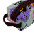 Ikat cotton cosmetic bag, 'Dreamy Designs' - Handmade Cotton Cosmetic Bag with Handle and Ikat Patterns