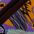 Ikat cotton cosmetic bag, 'Dreamy Designs' - Handmade Cotton Cosmetic Bag with Handle and Ikat Patterns