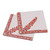 Embroidered cotton napkins, 'Spring of Romance' (set of 2) - Set of 2 Embroidered Cotton Napkins with Red Floral Pattern