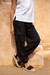 Stonewashed jogger pants, 'Casual Cargo' - Stonewashed Rayon Jogger Pants with Elastic Waist and Cuff