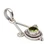 Peridot pendant, 'Chennai Promise' - Sterling Silver and Peridot Modern Indian Jewelry