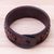 Leather wristband bracelet, 'Weaver's Life' - Handcrafted Woven Leather Wristband Bracelet from Thailand (image 2b) thumbail