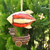 Papier mache ornament, 'Aerial Voyages' - Hand-Painted Papier Mache Ornament of Travelling Zeppelin