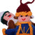 Cotton ornaments, 'Kars Pair' (set of  2) - Artisan Handmade Set of 2 Kars-Themed 100% Cotton Ornaments