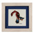 Paper wall accent, 'D Feathers' - Handcrafted Bird Alphabet-Themed Paper Letter D Wall Accent