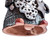 Ceramic bell ornament, 'Starry Gnome' - Gnome Ceramic Bell Ornament Handcrafted & Painted in Armenia