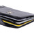 Leather card holder, 'Minimalist Fortune in Black' - Black Leather Card Holder with Snap Closure Made in Armenia