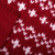 Knit mittens, 'Bold Snowflakes' - Snowflake-Themed Burgundy and White Wool Blend Knit Mittens