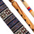 Wood duduk and flute set, 'Rhythm of the Morning' - Brown Wood Duduk and Flute Set with Classic Blue Case
