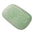 Ceramic plate, 'Mint Auras' - Glazed Oblong-Shaped Mint Green Ceramic Plate from Armenia