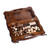 Wood board game set, 'Double the Excitement' - Armenian Handcrafted Wood Chess & Backgammon Board Game Set