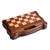 Wood board game set, 'Double the Excitement' - Armenian Handcrafted Wood Chess & Backgammon Board Game Set