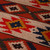 Wool and cotton blend area rug, 'Traditional Parade' (2x3) - Geometric-Patterned Wool and Cotton Blend Area Rug (2x3)