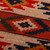 Wool and cotton blend area rug, 'Traditional Parade' (2x3) - Geometric-Patterned Wool and Cotton Blend Area Rug (2x3)