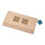 Cotton clutch, 'Van Dame' - Beige Cotton Clutch With Geometric Van Embroidery Accent