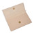Cotton clutch, 'Van Dame' - Beige Cotton Clutch With Geometric Van Embroidery Accent