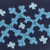 Leather card holder, 'Blue Marash' - Blue Leather Card Holder with Traditional Marash Embroidery