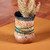 Ceramic vase, 'Intense Perception' - Handcrafted Modern Warm-Toned Ceramic Semi-Bouquet Vase