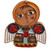 Ceramic ornaments, 'Armenian Angels' (set of 3) - Hand-Painted Angel-Themed Ceramic Ornaments (Set of 3)