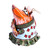 Ceramic bell ornament, 'Mother Fox' - Whimsical Handcrafted Painted Fox Ceramic Bell Ornament