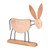 Wood sculpture, 'Donkey Nature' - Hand-Carved Natural-Toned Linden Wood Donkey Sculpture