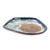 Glazed ceramic platter, 'Blue Prophecy' - Blue and Turquoise Ceramic Platter with Pomegranate Motif