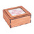 Wood jewelry box, 'Hibiscus Splendor' - Armenian Handmade Wood Jewelry Box with Embroidered Motif