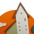 Wood key rack, 'Handy Home' - Hand-Painted Naïf-Inspired Beechwood Key Rack from Armenia