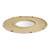Wood macrame mirror, 'Circle of Serenity' - Wood Wall Mirror with Intricate Macrame Design in Beige Hue