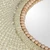 Wood macrame mirror, 'Circle of Serenity' - Wood Wall Mirror with Intricate Macrame Design in Beige Hue