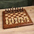 Wood board game set, 'Double the Joy' - Wood Chess & Backgammon Board Game Set Handmade in Armenia