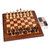 Wood board game set, 'Double the Joy' - Wood Chess & Backgammon Board Game Set Handmade in Armenia