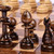 Wood board game set, 'Double the Joy' - Wood Chess & Backgammon Board Game Set Handmade in Armenia