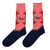 Cotton blend socks, 'Armenian Traveler' - Cotton Blend Socks Adorned with Traditional Armenian Motifs