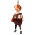 Papier mache ornament, 'George' - Hand-Painted Whimsical Papier Mache In-Love-Kid Ornament